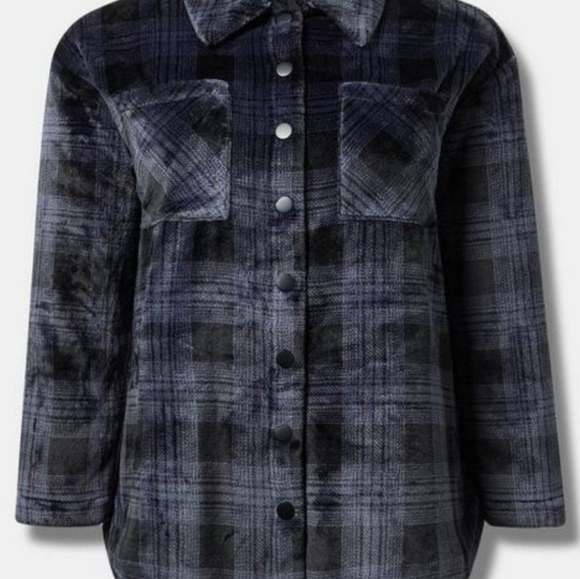 Torrid Cozy Fur Shacket - Picture 4 of 5